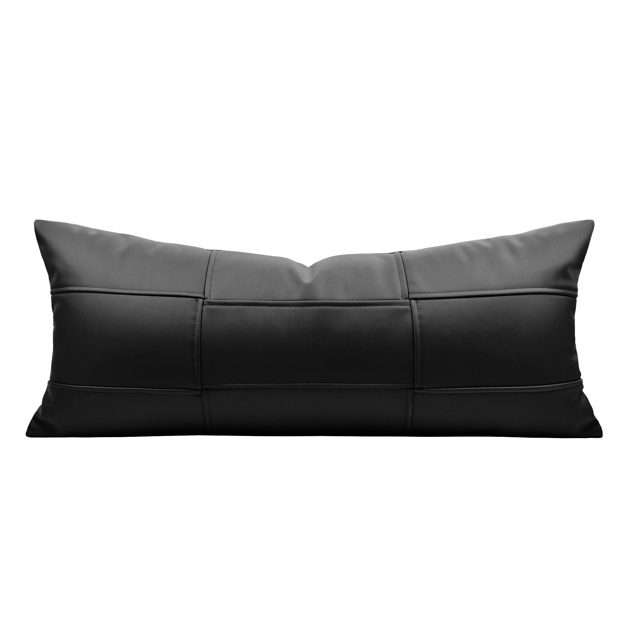 Modern Simple Bla Series Sofa Pillow Luxury Soft Decoration Sample Room Pig Skin Simulation Long Waist Pillow Cuion